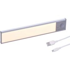 Under Cabinet Lighting Kit, Rechargeable, 1 Bar, 9"L, SR