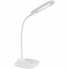 Desk Lamp, Flexible Neck, LED, SoftTouch Finish, 6-1/4" Shade, WE