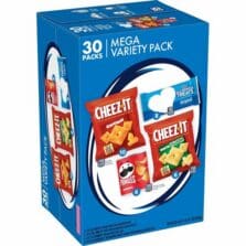 Snacks, Cheez-its/Pringles/RiceKrispies, 30.1oz, 30/BX, BE