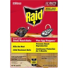 Bait, f/Roaches, 12 Baits, 3 Egg Trays, 12/BX, RD