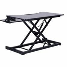 Desk Riser, Converter, Detached Tray, 31.5"Wx17.25"D, BK