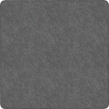 Rug, Square, SolidColor, StainResistant, 12'x12', Gray