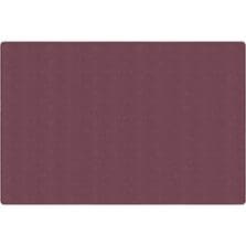 Rug, Rectangle, SolidColor, StainResistant, 12'x18', Plum