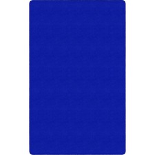 Rug, Rectangle, Solid Color, 7'6"x12', Royal Blue