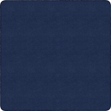 Rug, Square, Solid Color, 6'x6', Navy