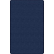 Rug, Rectangle, Solid Color, 7'6"x12', Navy