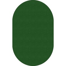 Rug, Oval, Solid Color, 7'6"x12', Clover