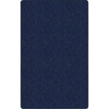 Rug, Rectangle, SolidColor, StainResistant, 6'x9', Navy