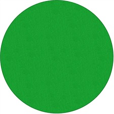 Rug, Solid Color, 6' Round, Lime Green