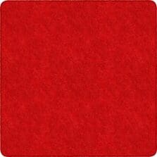 Rug, Square, SolidColor, StainResistant, 12'x12', Rowdy Red