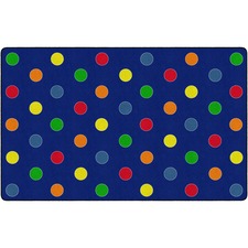 Rug, Dots, Rectangle, 6'x8'4", Primary