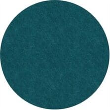 Rug, SolidColor, StainResistant, 6'Round, Marine Blue