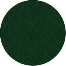 Rug, SolidColor, StainResistant, 6'Round, Emerald Green
