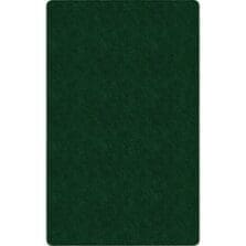 Rug, Rectangle, SolidColor, StainResistant, 6'x9', Emerald Green