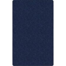 Rug, Rectangle, SolidColor, StainResistant, 4'x6', Navy