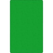Rug, Rectangle, Solid Color, 6'x9', Lime Green