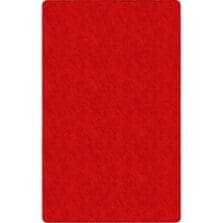 Rug, Rectangle, SolidColor, StainResistant, 12'x18', Rowdy Red