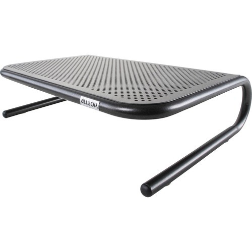 Monitor Stand, Metal, 14"x9"x4", BK