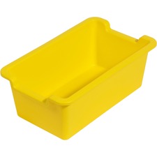 Storage Bin, w/Handles, f/Kids, Rectangle, 13.2"x8"x5", YW