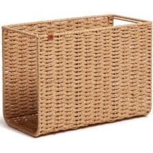 File Basket, f/Hanging Files, Woven, BN