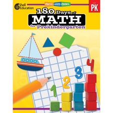 Workbook, f/PreK, Math, 180 Days of Practice, Multi