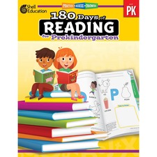 Workbook, f/PreK, Reading, 180 Days of Practice, Multi