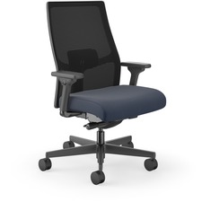Mid-Back Task Chair, Big&Tall, 30"x30"x46", Navy Centurion Seat