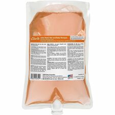 Shampoo, f/Hair/Body, Clario, 1000ml, 6/CT, Orange