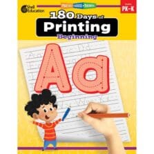 Workbook, Print Writing, Pre-K/Kindergarten, Multi