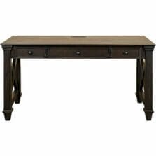 Desk, Writing, w/3 Drawers, 60"x28"x30", Chocolate