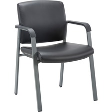 Chair, Guest, Antimicrobial Vinyl, 23-1/2"x22-2/5"x32-4/5", BK