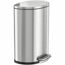 TrashCan, SemiRound, FireRated, 13.2 Gal, 18-1/2"x12-1/2"x26", SR
