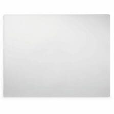 Desk Mat, Round Edges, Polypropylene, 25-1/2"x19-7/10", Clear