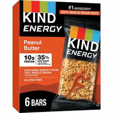 Snack Bars, Energy, KIND, Peanut Butter, 6/BX
