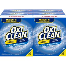 Stain Remover, Commercial OxiClean, 156 Loads, 7.22 lb, 4/CT