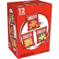 Crackers, Cheezit, Original/Cheddar/Cheddar Jack, 12/BX, RD