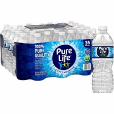 Water, Pure Life, 16.9oz Bottles, 35/CT, 54CT/PL, CL