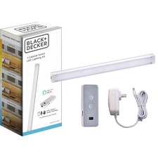 Under Cabinet Lighting Kit, Alexa Compatible, 1 Bar, 9"L, SR