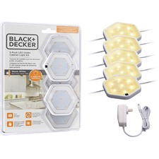 Under Cabinet Light Kit, 5 Lights, Dimmable, Warm White, WE