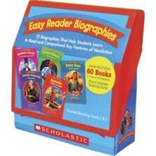 Easy Reader Book Set, Biographies, Gr K-2, 60/ST, MI