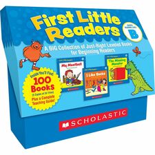 First Readers Books, Level B, Gr PK-2, 100/Set, Multi