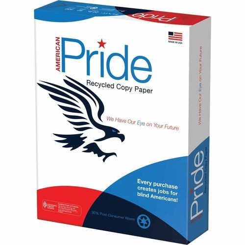 Copy Paper, 20 lb, 8-1/2"x11", 10RM/CT, White