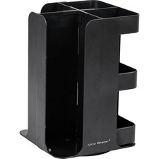 Condiment Organizer, f/Cups/Lids, 8Compartments, Plastic, BK