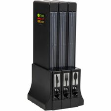 Utensil Dispenser, f/Plasticware, Acrylic, 11.5"x10.25"x24", BK