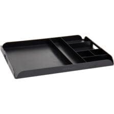 Coffee Organizer, 7 Compartments, 17.5"x13.25"x1.25", BK