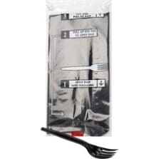 Forks, Dispenser Refills, Polystyrene, 100/PK, BK