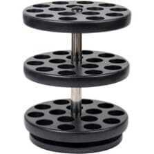 Coffee Organizer, Carousel, 3-Tier, Plastic, 9.5"x9.5"x11.75", BK