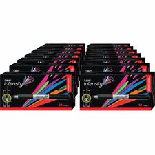 Marker, Permanent, w/ Rubber Grip, Fine Point, 18DZ/CT Red