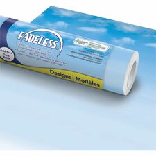 Art Paper Roll, Fadeless, 48"x50', 50 lb, Wispy Clouds