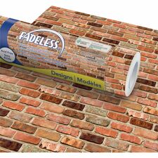 Art Paper Roll, Fadeless, 48"x50', 50 lb, Reclaimed Brick